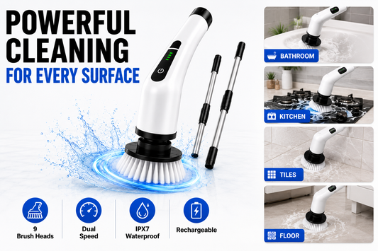 9-in-1 Electric Spin Scrubber
