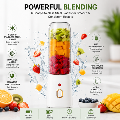 Portable USB Smoothie Blender