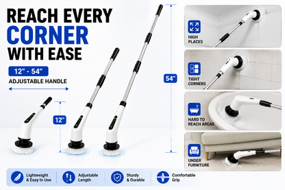 9-in-1 Electric Spin Scrubber