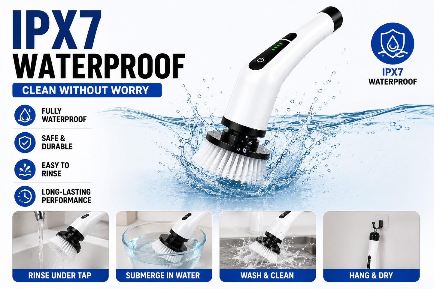 9-in-1 Electric Spin Scrubber