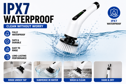 9-in-1 Electric Spin Scrubber